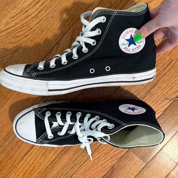 Chuck Taylor All Star Canvas Unisex High Top Shoe Mens 9.5/ Womens 11.5 - Picture 10 of 10